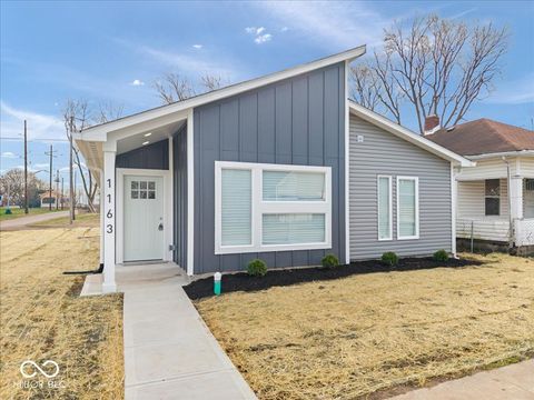 Photo of 1163 N Mount Street, Indianapolis, IN 46222 (MLS # 22090473)