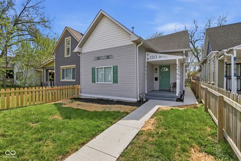 Photo of 1213 Fletcher Avenue, Indianapolis, IN 46203 (MLS # 22096368)