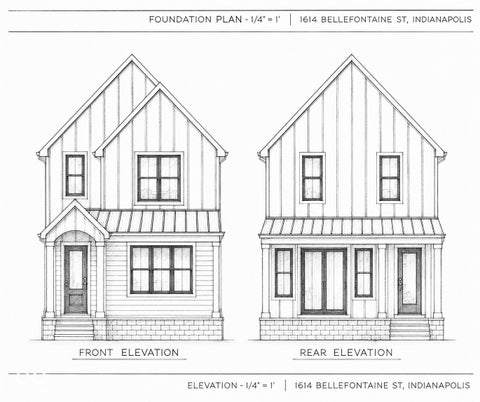 Photo of 1614 Bellefontaine Street, Indianapolis, IN 46202 (MLS # 22106121)