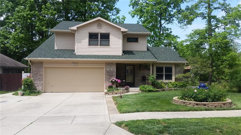 Front of custom built home