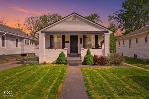 Photo of 6068 E Dewey Avenue, Indianapolis, IN 46219 (MLS # 22093642)