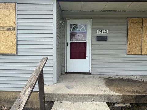 Photo of 3412 N Denny Street, Indianapolis, IN 46218 (MLS # 22100912)