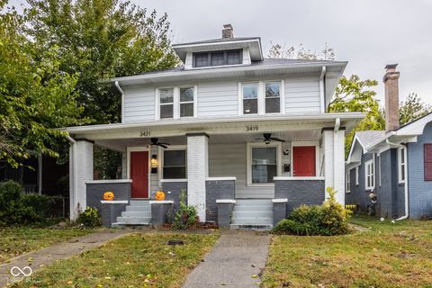 Photo of 3419 Carrollton Avenue, Indianapolis, IN 46205 (MLS # 22070932)