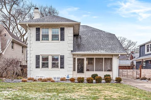 Photo of 5744 N Delaware Street, Indianapolis, IN 46220 (MLS # 22078919)