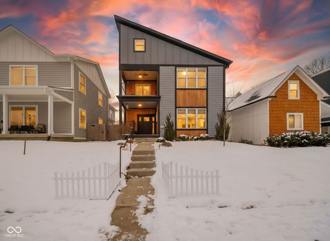 Photo of 1107 N Hamilton Avenue, Indianapolis, IN 46201 (MLS # 22077543)