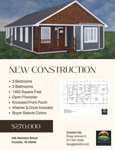 306 Hamilton Street, Fortville, IN 46040 - MLS#: 22025751