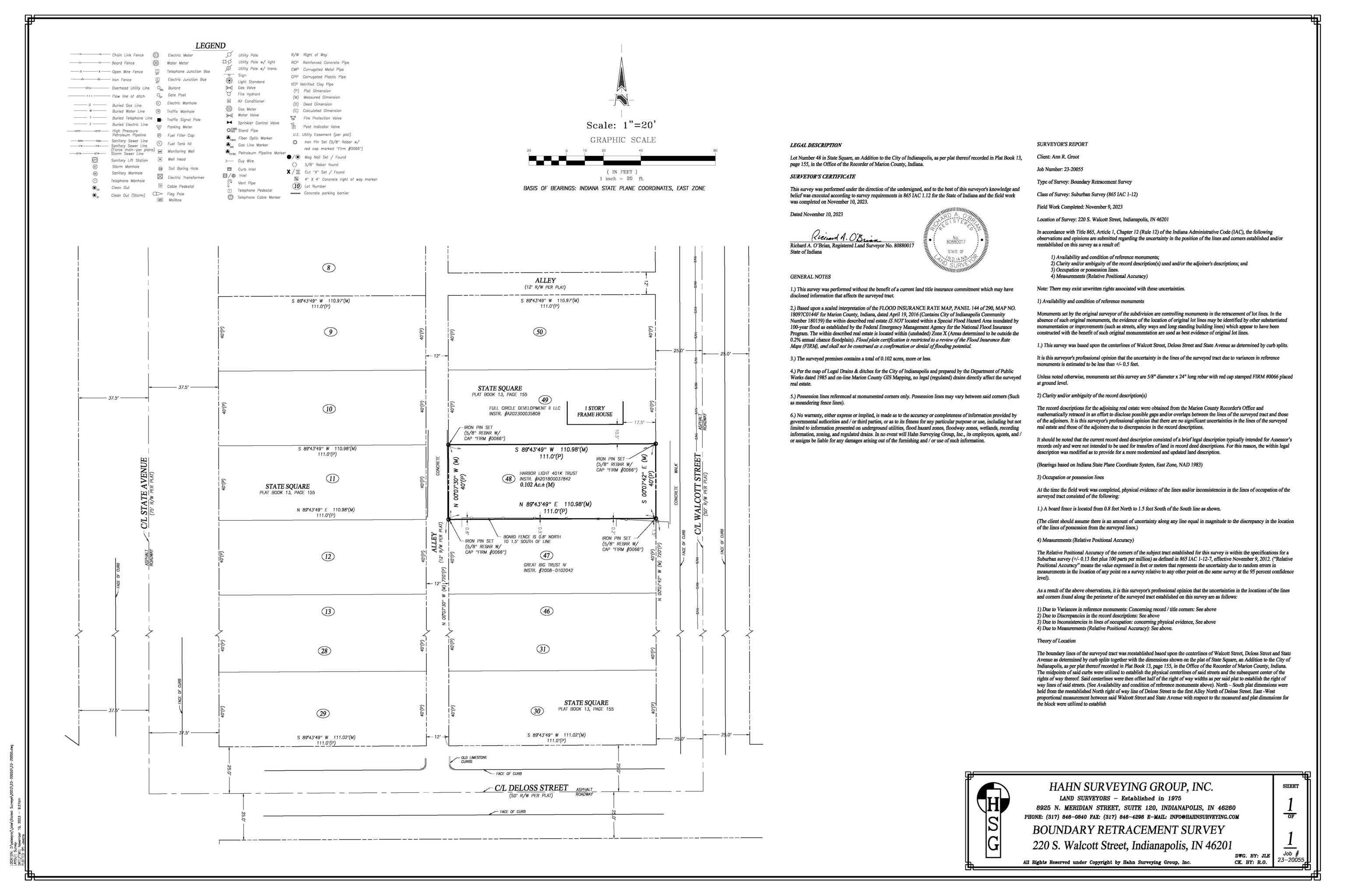 Photo 1 of 1 of 220 S Walcott Street land