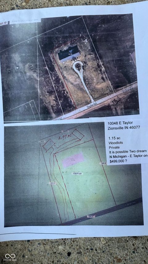 10048 E Taylor Avenue Zionsville IN 46077