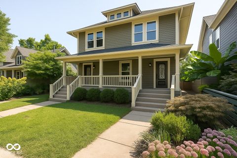 Photo of 2233 N Talbott Street, Indianapolis, IN 46205 (MLS # 22092518)