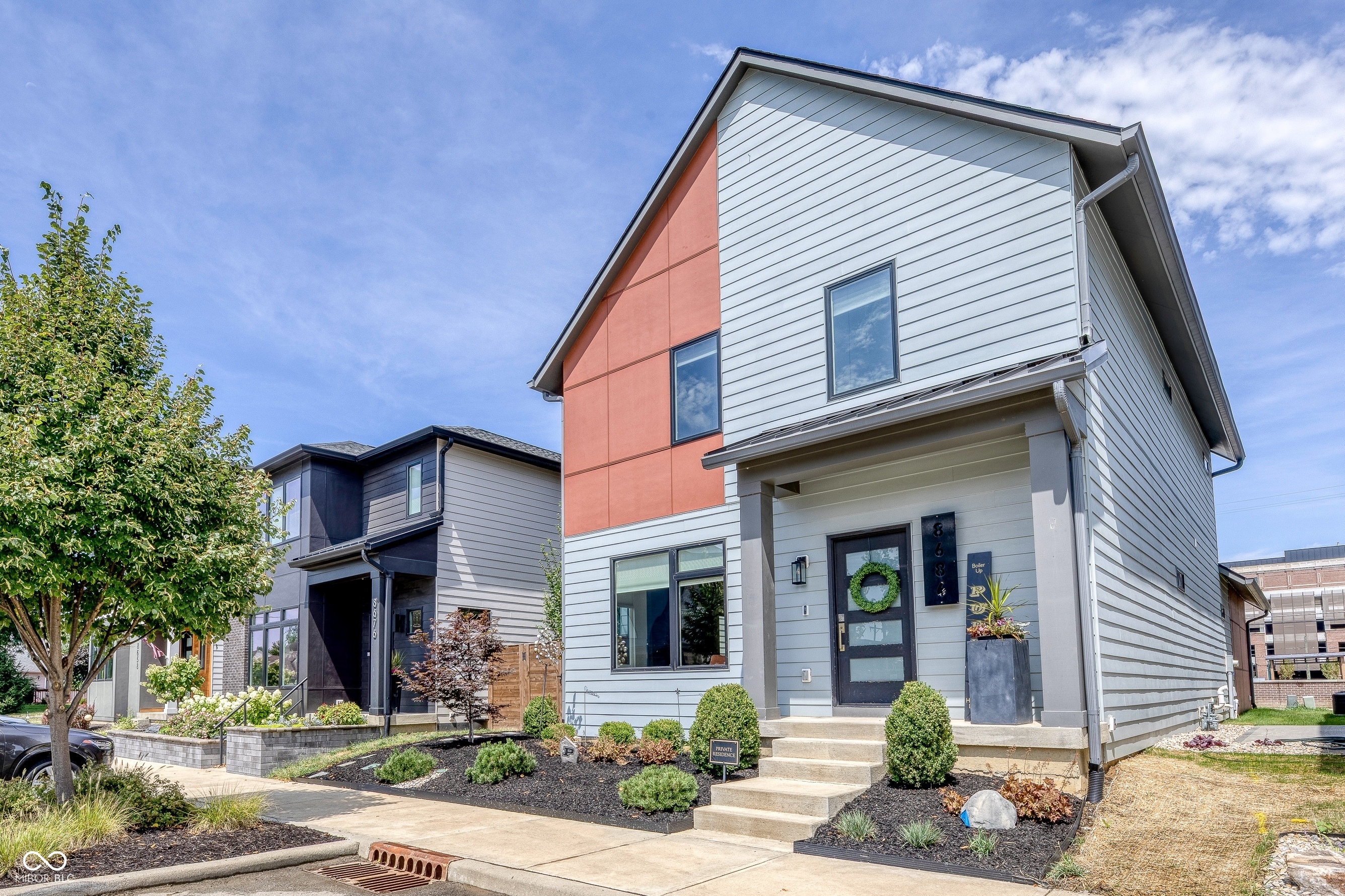 FRONT EXTERIOR: 8686 Morgan Drive Fishers IN 46038