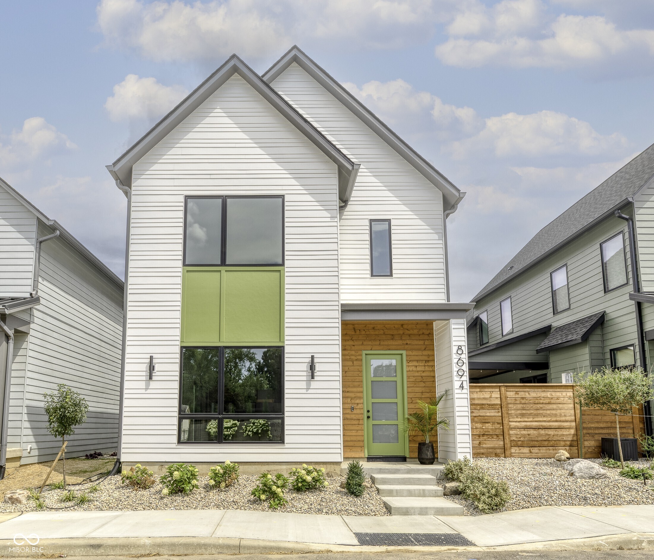 FRONT EXTERIOR: 8694 Morgan Drive Fishers IN 46038