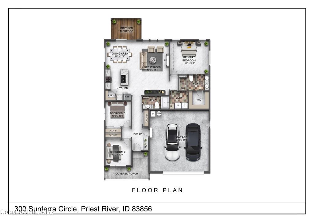Photo of 300 Sunterra Circle Circle, Priest River, ID 83856 (MLS # 26-3332)