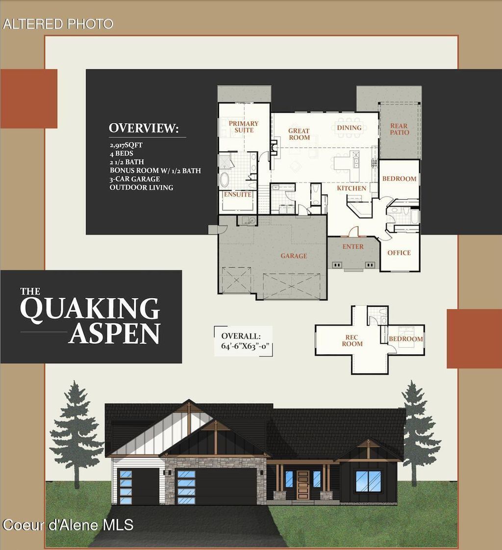 Photo of 1370 Tamarindo Ln, Hayden, ID 83835 (MLS # 26-287)