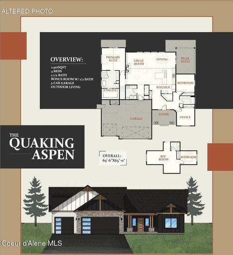 Photo of 1370 Tamarindo Ln, Hayden, ID 83835 (MLS # 26-287)