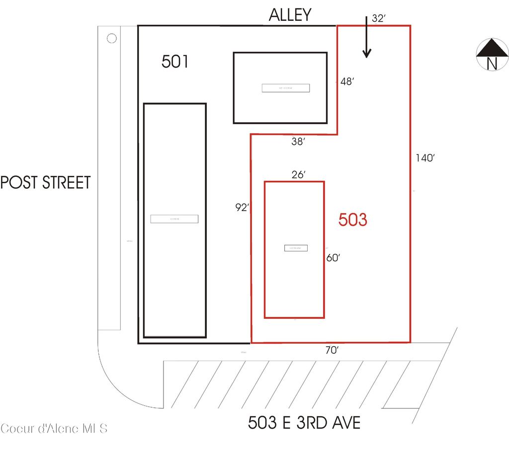 Photo of 503 3RD Ave, Post Falls, ID 83854 (MLS # 25-11380)