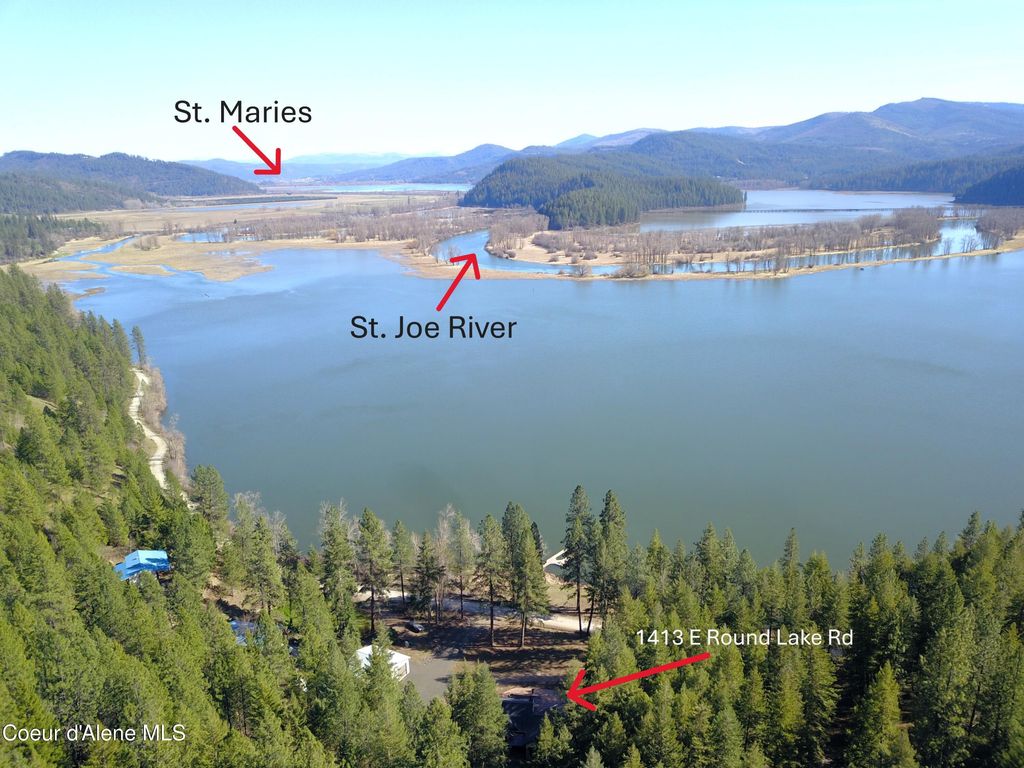 Photo of 1413 Round Lake Lake, St. Maries, ID 83861 (MLS # 26-713)