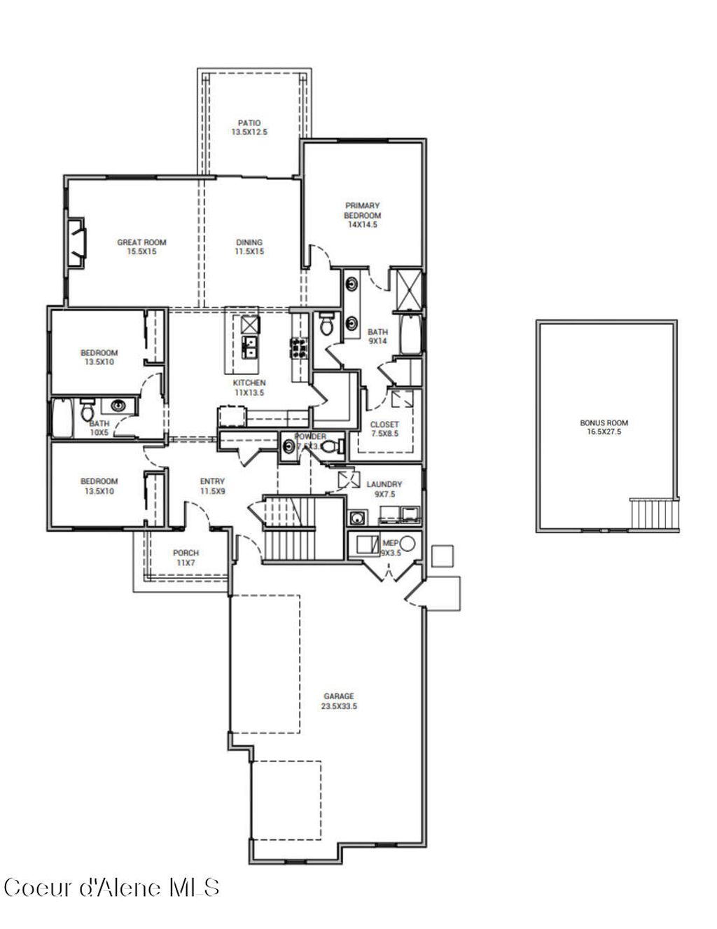 Photo of 987 STEEPLE CHASE Rd, Hayden, ID 83835 (MLS # 25-10024)