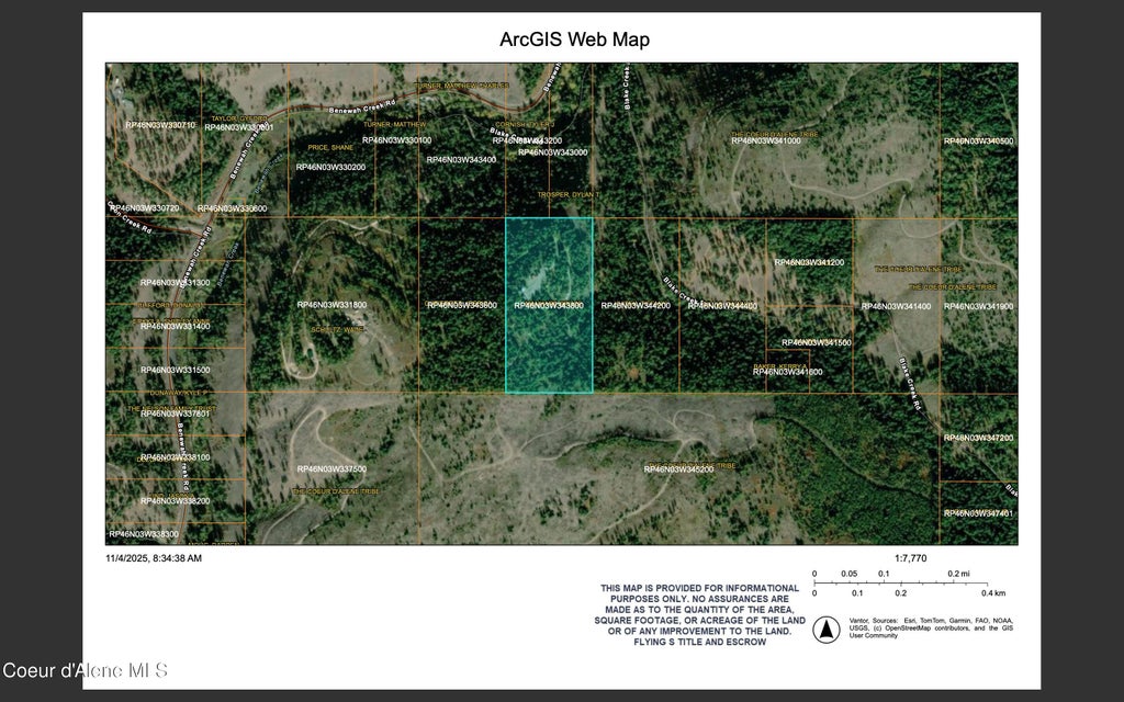 Photo of Blake Creek Creek, St. Maries, ID 83861 (MLS # 26-6547)