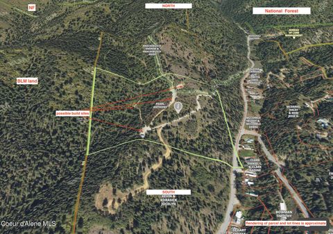 Vacant Land For Sale - 905 Terror Gulch<br/> Osburn, ID 83849