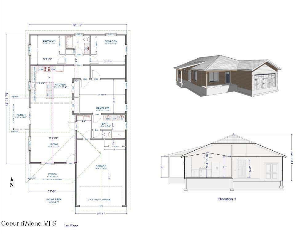 Photo of 6373 Hoover St, Bonners Ferry, ID 83805 (MLS # 26-8503)