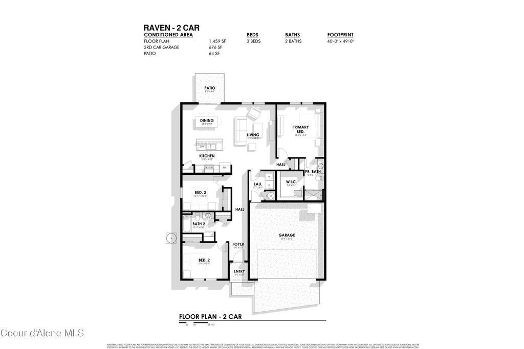 Photo of 3202 Darwin Fox, Post Falls, ID 83854 (MLS # 25-9673)