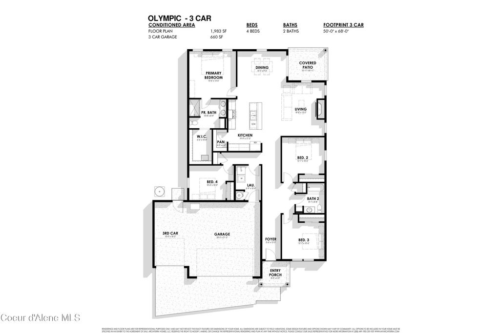 Photo of 6677 Coeur Terre Blvd, Coeur dAlene, ID 83815 (MLS # 25-7068)