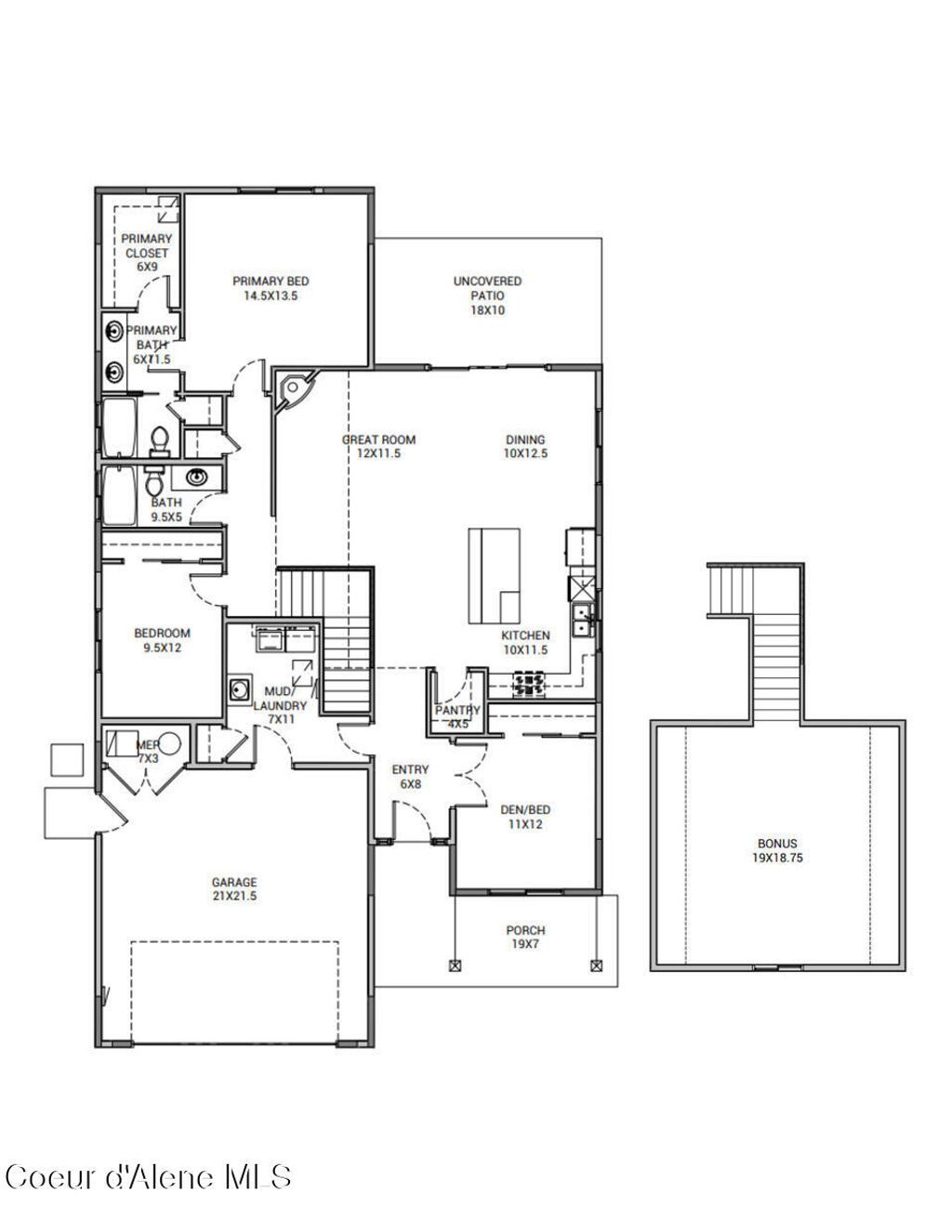 Photo of 969 STEEPLE CHASE Rd, Hayden, ID 83835 (MLS # 25-9848)