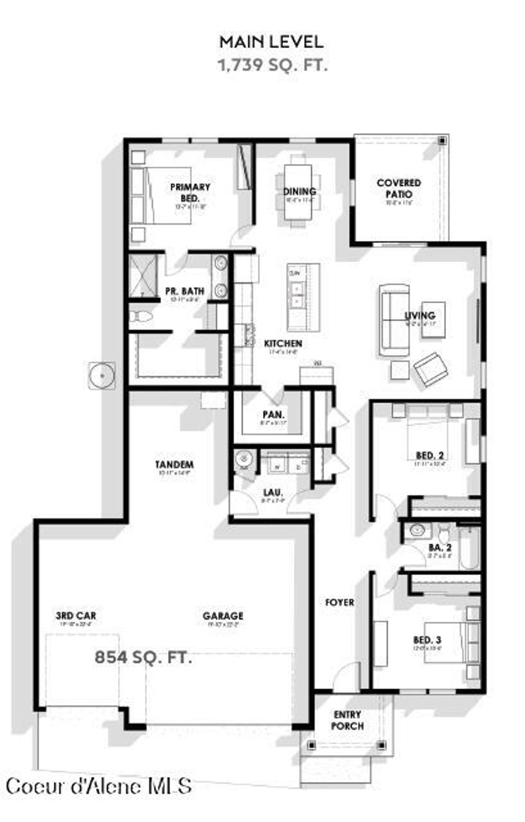 Photo of 3284 Darwin Fox, Post Falls, ID 83854 (MLS # 25-9669)