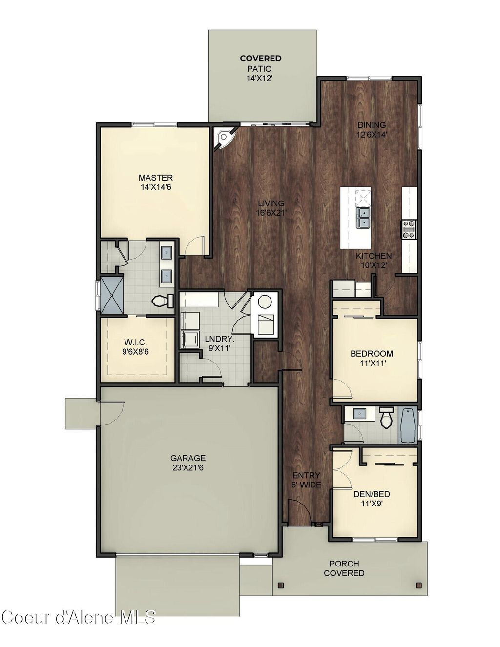 Photo of 975 STEEPLE CHASE Rd, Hayden, ID 83835 (MLS # 25-9846)