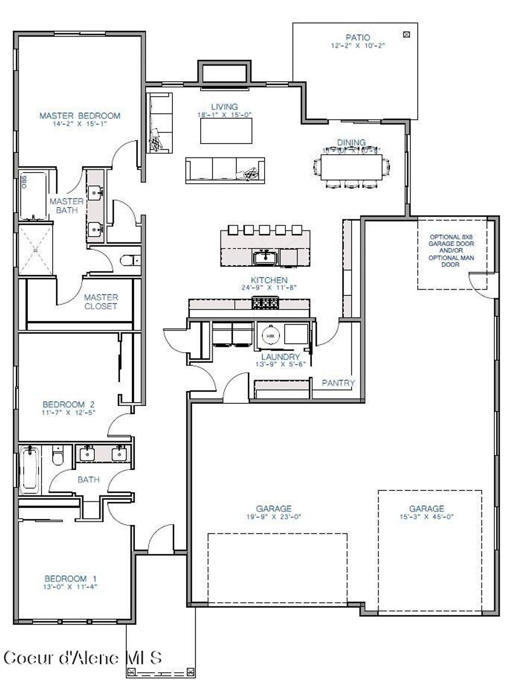 Photo of 1215 SLEEPING DEER Ave, Hayden, ID 83835 (MLS # 25-11108)