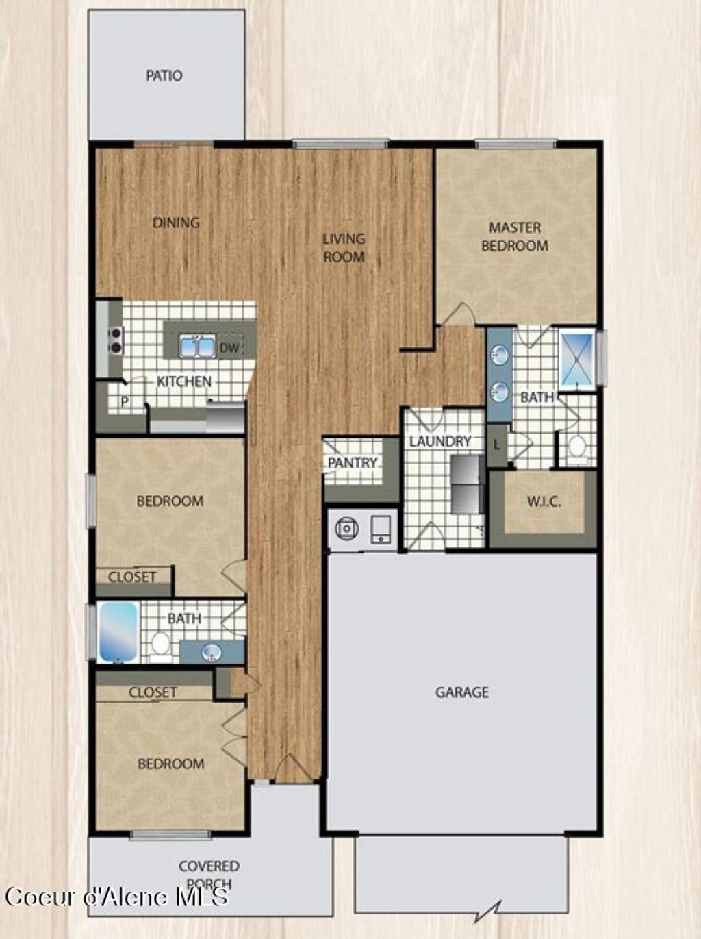 Photo of 9042 Swather Ave, Rathdrum, ID 83858 (MLS # 25-10953)