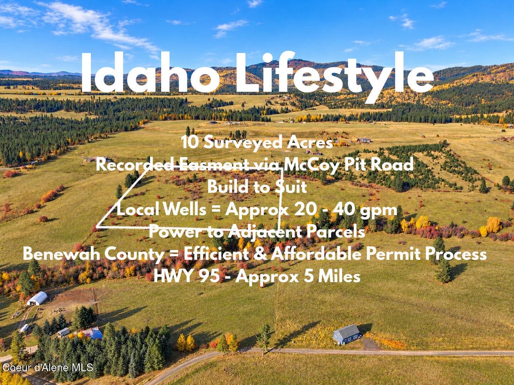 Photo of 10 Acres Old Sanders Rd, Tensed, ID 83870 (MLS # 26-10419)