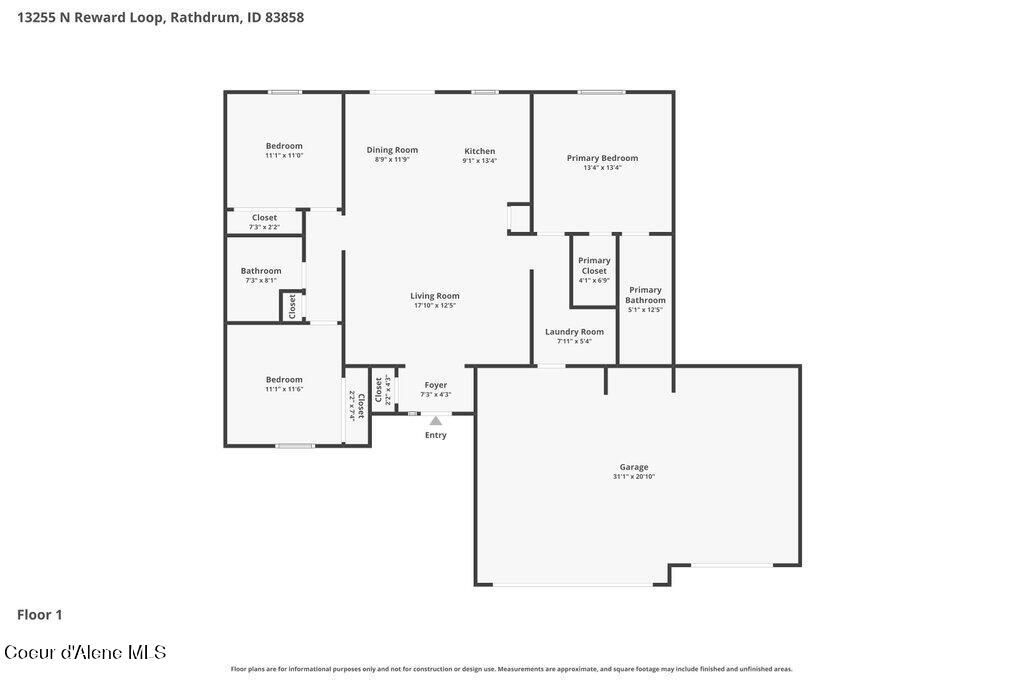Photo of 13255 Reward LOOP, Rathdrum, ID 83858 (MLS # 26-5054)