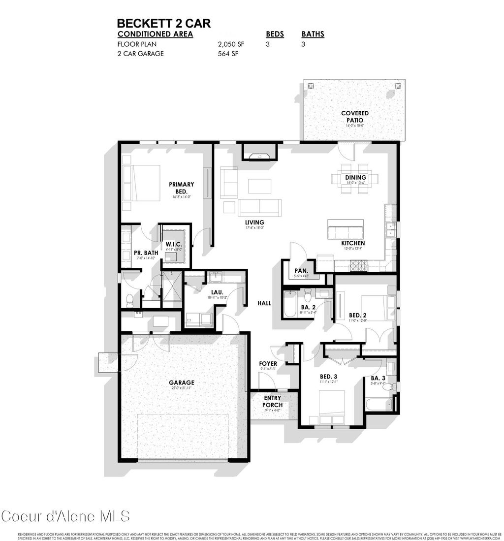 Photo of 4448 ENCLAVE Way, Coeur dAlene, ID 83815 (MLS # 25-11484)