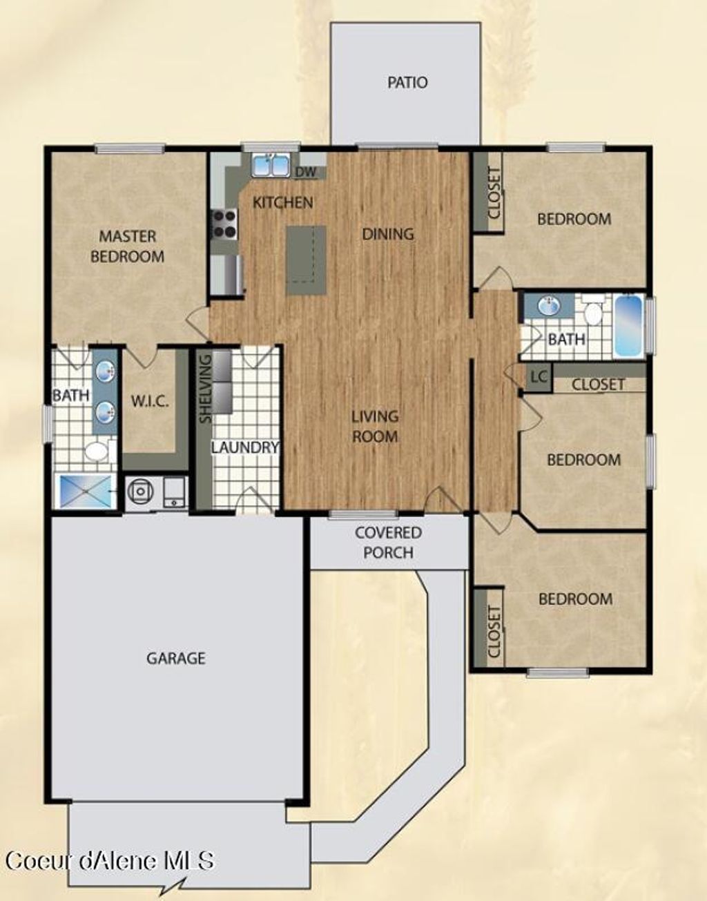 Photo of Lt 8 Blk1 Valley, Oldtown, ID 83822 (MLS # 25-3147)