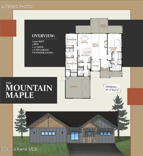 Photo of 1317 Tamarindo Ln, Hayden, ID 83835 (MLS # 26-315)