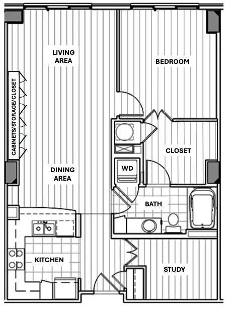 Tiny photo for 54 Rainey ST #703, Austin, TX 78701 (MLS # 4364272)