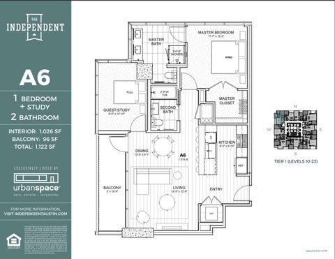 Tiny photo for 301 West Ave #2201, Austin, TX 78701 (MLS # 6263611)