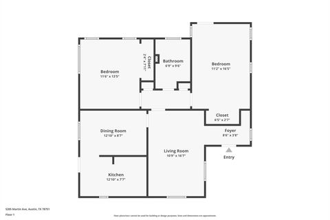 Tiny photo for 5205 Martin Ave, Austin, TX 78751 (MLS # 6683599)