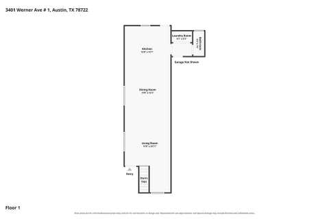 Tiny photo for 3401 Werner Ave #1, Austin, TX 78722 (MLS # 1444846)