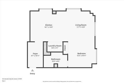 Tiny photo for 710 Colorado ST #2D, Austin, TX 78701 (MLS # 1878040)