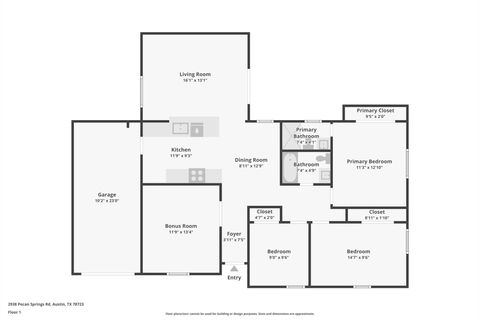 Tiny photo for 2938 Pecan Springs RD, Austin, TX 78723 (MLS # 6679060)