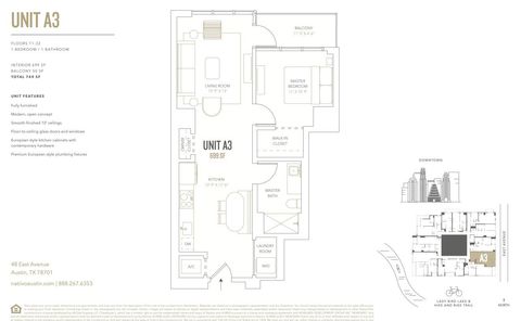 Tiny photo for 48 East Ave #2707, Austin, TX 78701 (MLS # 3278127)