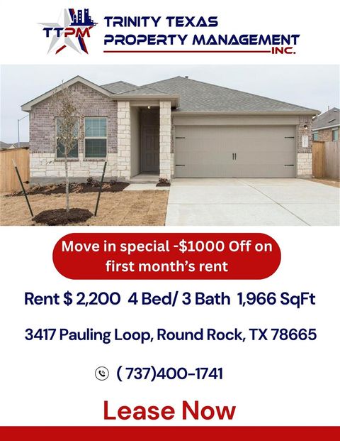 Photo of 3417 Pauling LOOP, Round Rock, TX 78665 (MLS # 8273145)