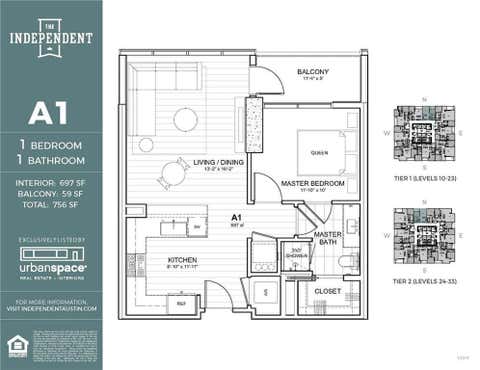Tiny photo for 301 West Ave #1903, Austin, TX 78701 (MLS # 5672150)