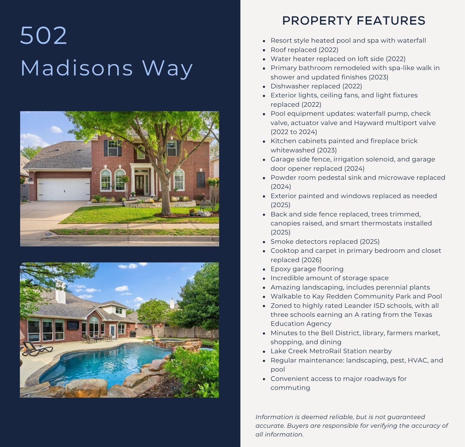 502 Madisons WAY