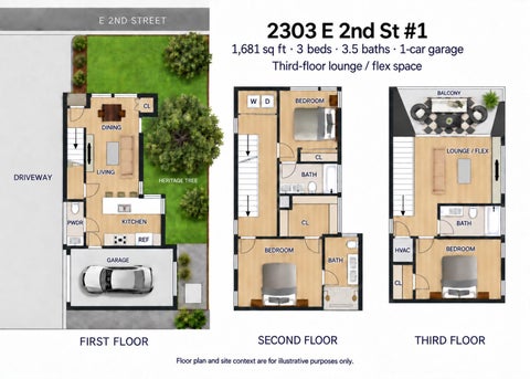 Tiny photo for 2303 East 2nd ST #1, Austin, TX 78702 (MLS # 8639250)