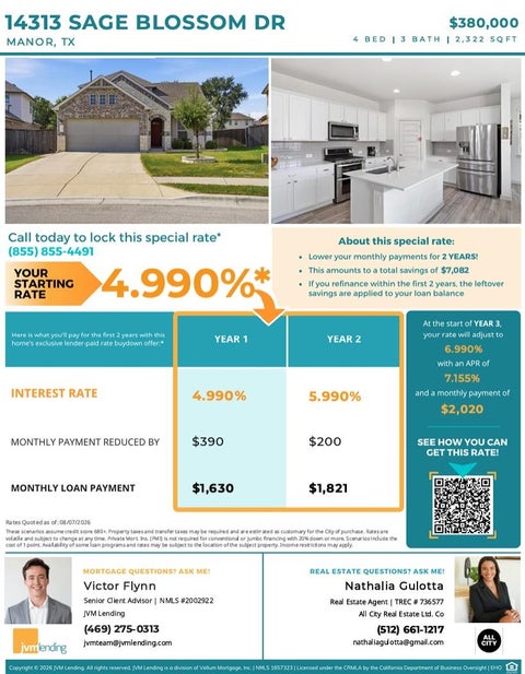 Tiny photo for 14313 Sage Blossom DR, Manor, TX 78653 (MLS # 3510215)