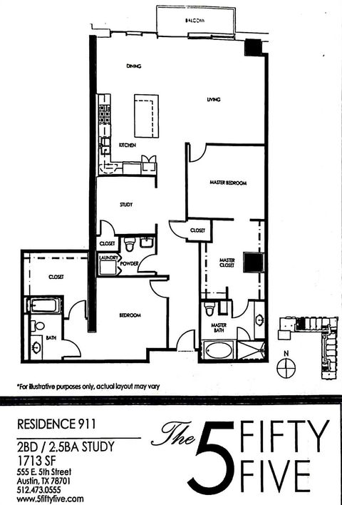 Tiny photo for 555 E 5th ST #911, Austin, TX 78701 (MLS # 4002381)