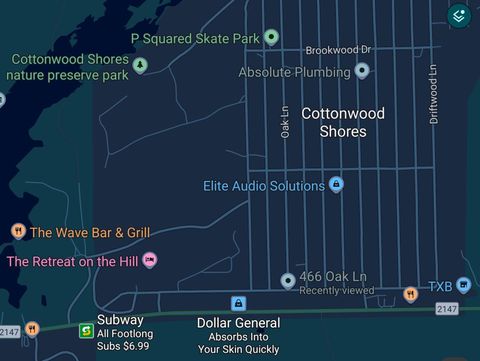 466 Oak LN Cottonwood Shores TX 78657